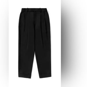Everlane black pleat pants size 6